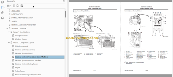 Hitachi ZX55U-5A Hydraulic Excavator Technical and Workshop Manual