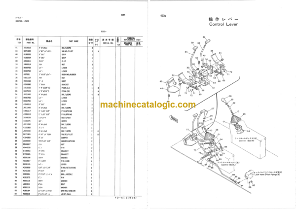 Hitachi RX1200 Parts Catalog