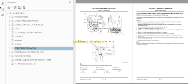 Hitachi ZX55U-6 Hydraulic Excavator Technical and Workshop Manual