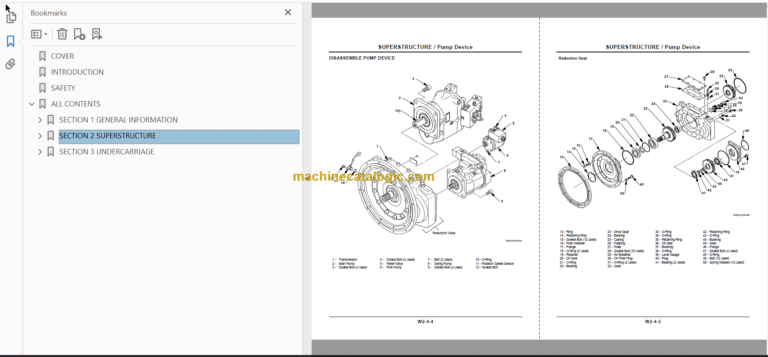 Hitachi CX900 Crawler Crane Technical and Workshop Manual