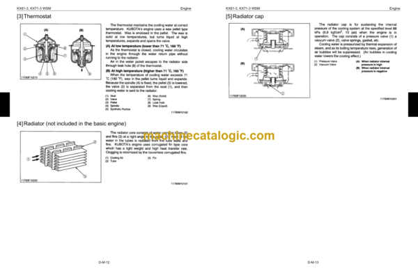 Kubota KX61-3 KX71-3 Excavator Workshop Manual