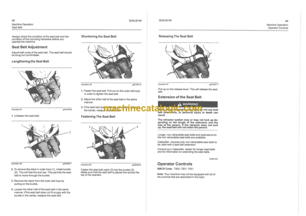 Cat 303.5E CR304E CR305E CR305.5E CR Mini Hydraulic Excavators Operation and Maintenance Manual