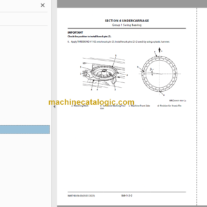 Hitachi ZX55U-6EB Electric Excavator Technical and Workshop Manual