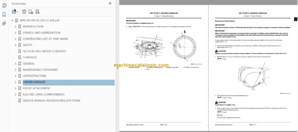 Hitachi ZX55U-6EB Electric Excavator Technical and Workshop Manual