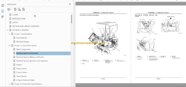 Hitachi ZX14-3 ZX16-3 ZX18-3 Hydraulic Excavator Technical and Workshop Manual