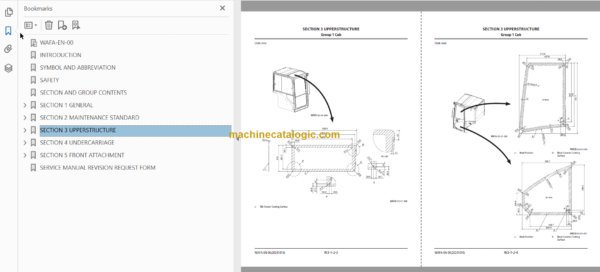 Hitachi ZX65USB-5A Hydraulic Excavator Technical and Workshop Manual