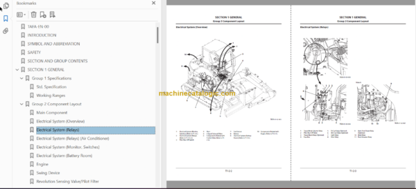 Hitachi ZX65USB-5A Hydraulic Excavator Technical and Workshop Manual