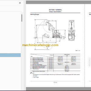 Hitachi ZX65USB-5B Hydraulic Excavator Technical and Workshop Manual