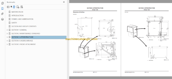 Hitachi ZX65USB-5B Hydraulic Excavator Technical and Workshop Manual