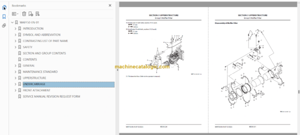 Hitachi ZX65USB-6 Hydraulic Excavator Technical and Workshop Manual