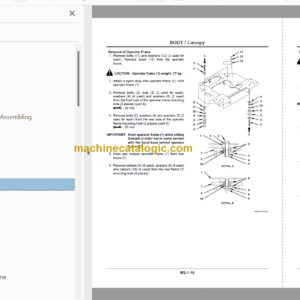 Hitachi ZW30 ZW40 ZW50 Wheel Loader Technical and Workshop Manual