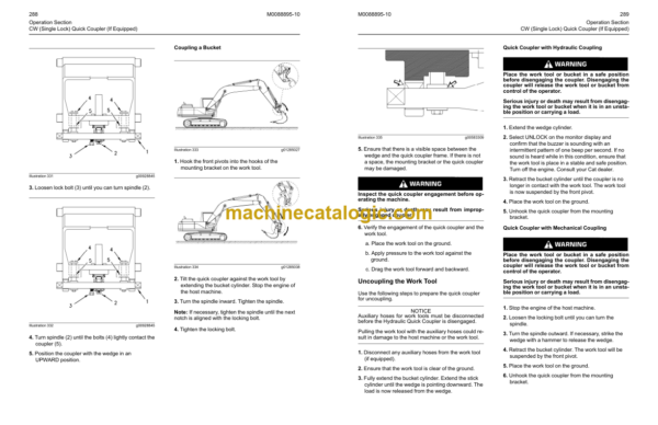 Cat 301.5 301.6 301.7 CR 301.8 302 CR Mini Hydraulic Excavators Operation and Maintenance Manual