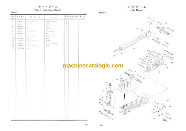 Hitachi FH70 Parts Catalog