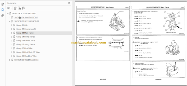 Hitachi EX60-2 Service Manual