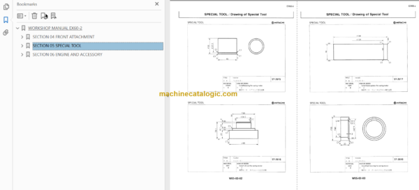 Hitachi EX60-2 Service Manual