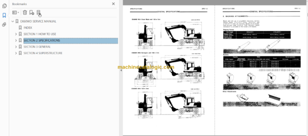 Hitachi EX60WD Service Manual