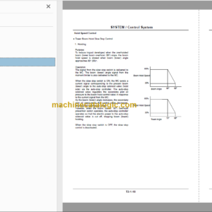 Hitachi CX900 CX900HD Technical and Workshop Manual