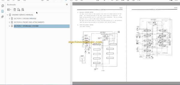 Hitachi EX60WD Service Manual