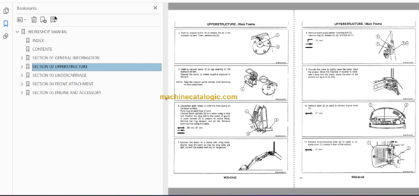 Hitachi EX75UR Workshop Manual