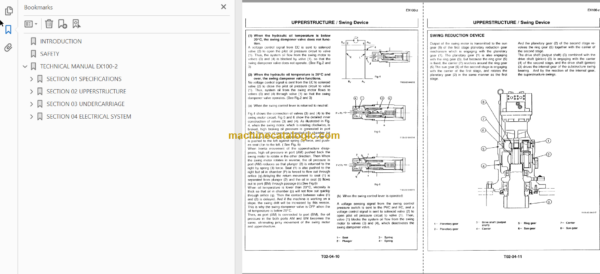 Hitachi EX100-2 Workshop Manual