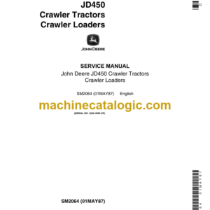 John Deere JD450 Crawler Tractors Crawler Loaders Service Manual