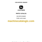 John Deere 570B MOTOR GRADER Parts Catalog