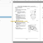Hitachi ZX16 ZX18 ZX25 Excavator Technical and Workshop Manual
