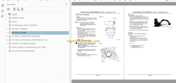 Hitachi ZX16 ZX18 ZX25 Excavator Technical and Workshop Manual