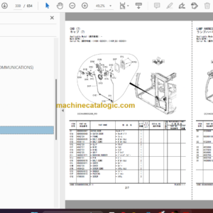 Hitachi ZX145W-6 Wheeled Excavator Parts Catalog & Equipment Components Parts Catalog