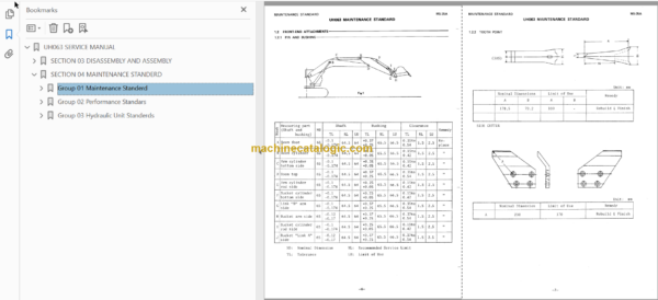 Hitachi UH063 Service Manual