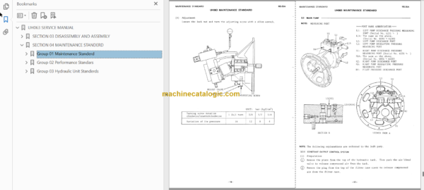 Hitachi UH063 Service Manual