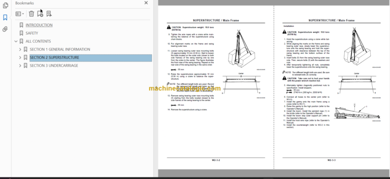 Hitachi CX900 CX900HD Technical and Workshop Manual