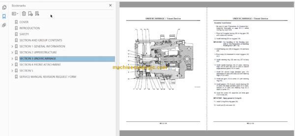 Hitachi ZX16 ZX18 ZX25 Excavator Technical and Workshop Manual