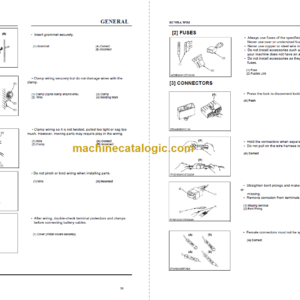 Kubota KC70(V)HD-4 KC70(V)SL-4 KC70H(V)-4 KC70H-4E Dumper Workshop Manual