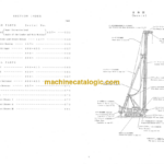 Hitachi PD100_90R EADER ROTATING TYPE PILE DRIVER Parts Catalog