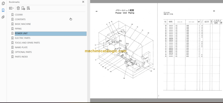 CD2000 Full Parts Catalog
