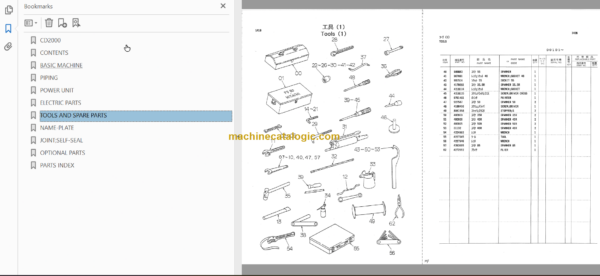 CD2000 Full Parts Catalog