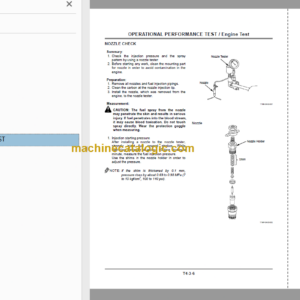 Hitachi ZX22U-2 Hydraulic Excavator Technical and Workshop Manual