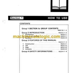 Hitachi EX220 Service Manual