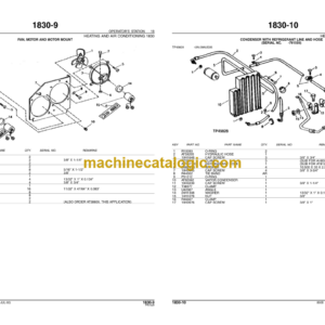 John Deere 850B CRAWLER BULLDOZER Parts Catalog