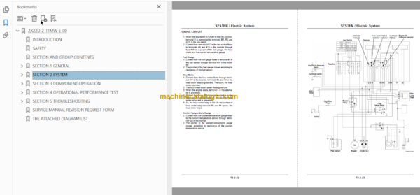 Hitachi ZX22U-2 Hydraulic Excavator Technical and Workshop Manual