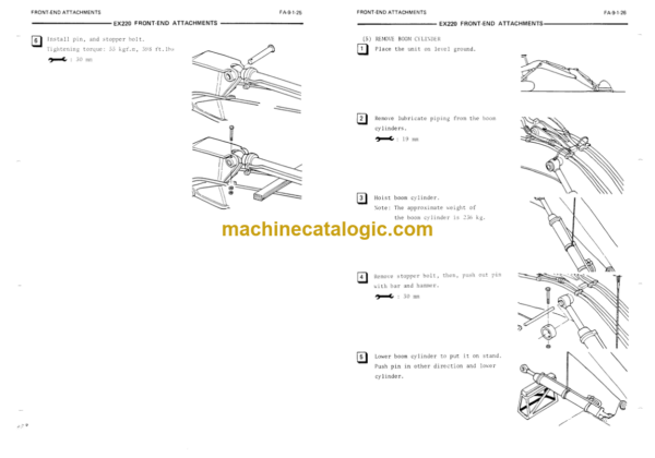 Hitachi EX220 Service Manual