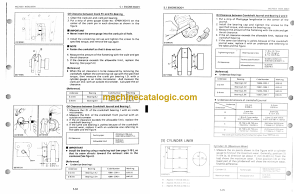 Kubota WG750-B Gasoline Engine Workshop Manual