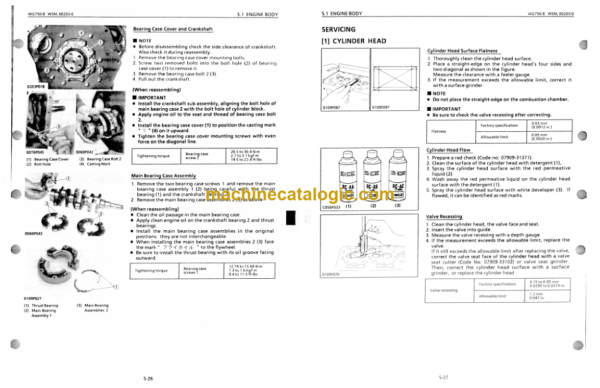 Kubota WG750-B Gasoline Engine Workshop Manual