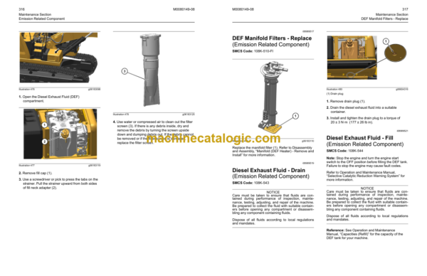 Cat 330 Excavator Operation and Maintenance Manual