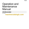 CAT 313 Excavator Operation and Maintenance manual