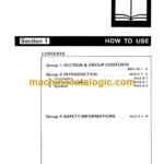 Hitachi EX200 Service Manual