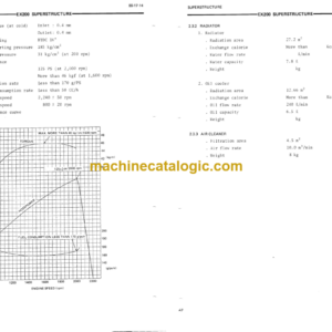 Hitachi EX200 Service Manual