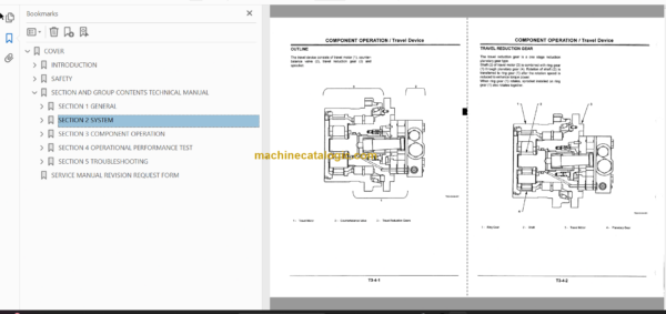 Hitachi EX8-2B Excavator Technical and Workshop Manual