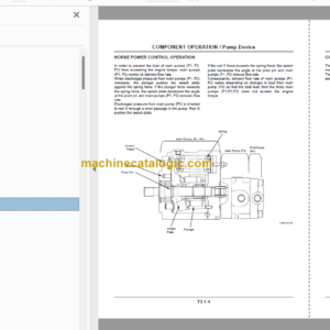 Hitachi ZX27-3 Hydraulic Excavator Technical and Workshop Manual